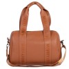 Τσάντα Childhome Mommy Club Signature Leather Brown Τσάντα Childhome Mommy Club Signature Leather Brown