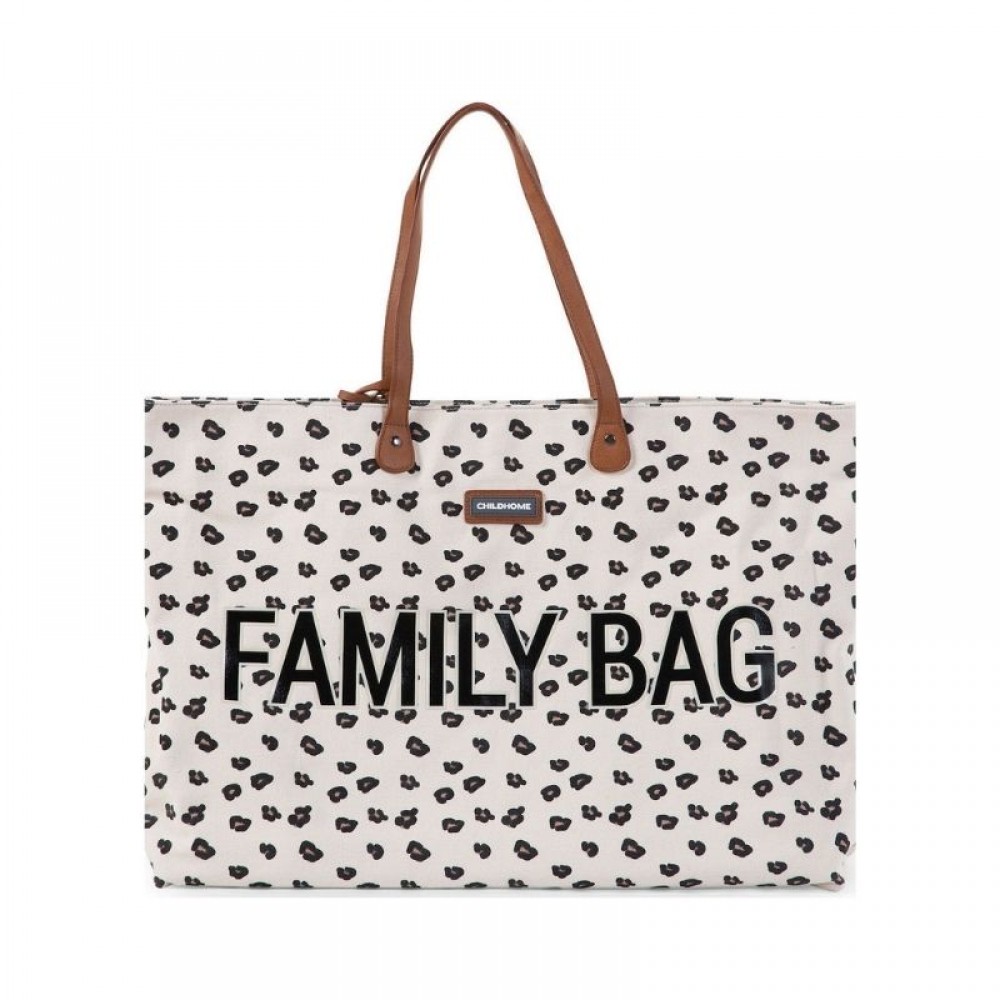 Τσάντα Childhome Family Bag Canvas Leopard Τσάντα Childhome Family Bag Canvas Leopard