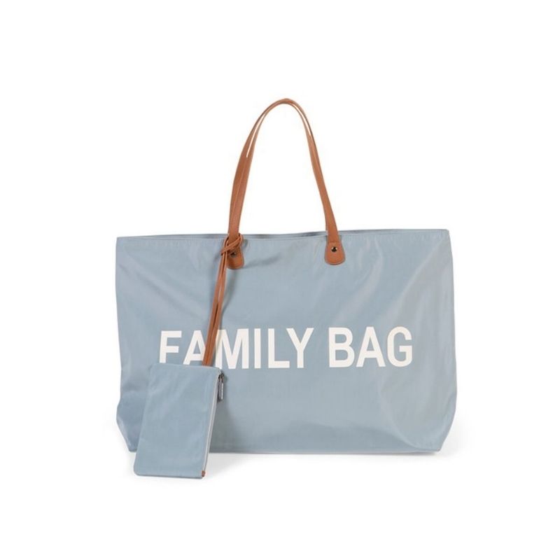 Τσάντα Childhome Family Bag Teddy Grey Off White