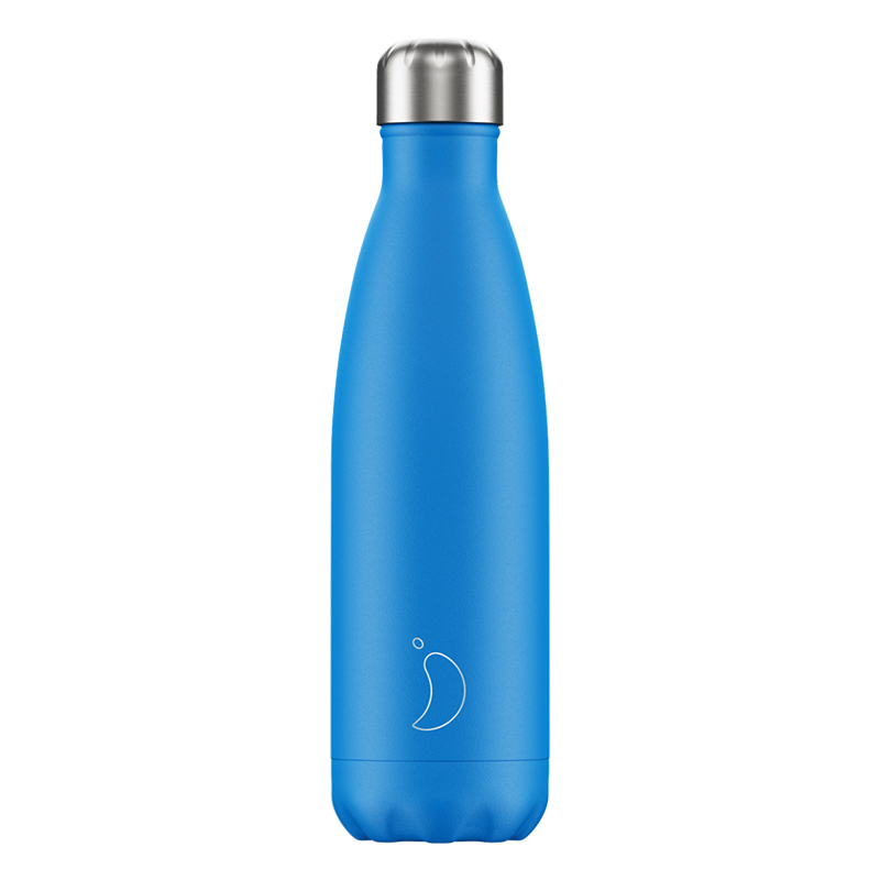 Θερμός Chilly's Neon Blue 500ml