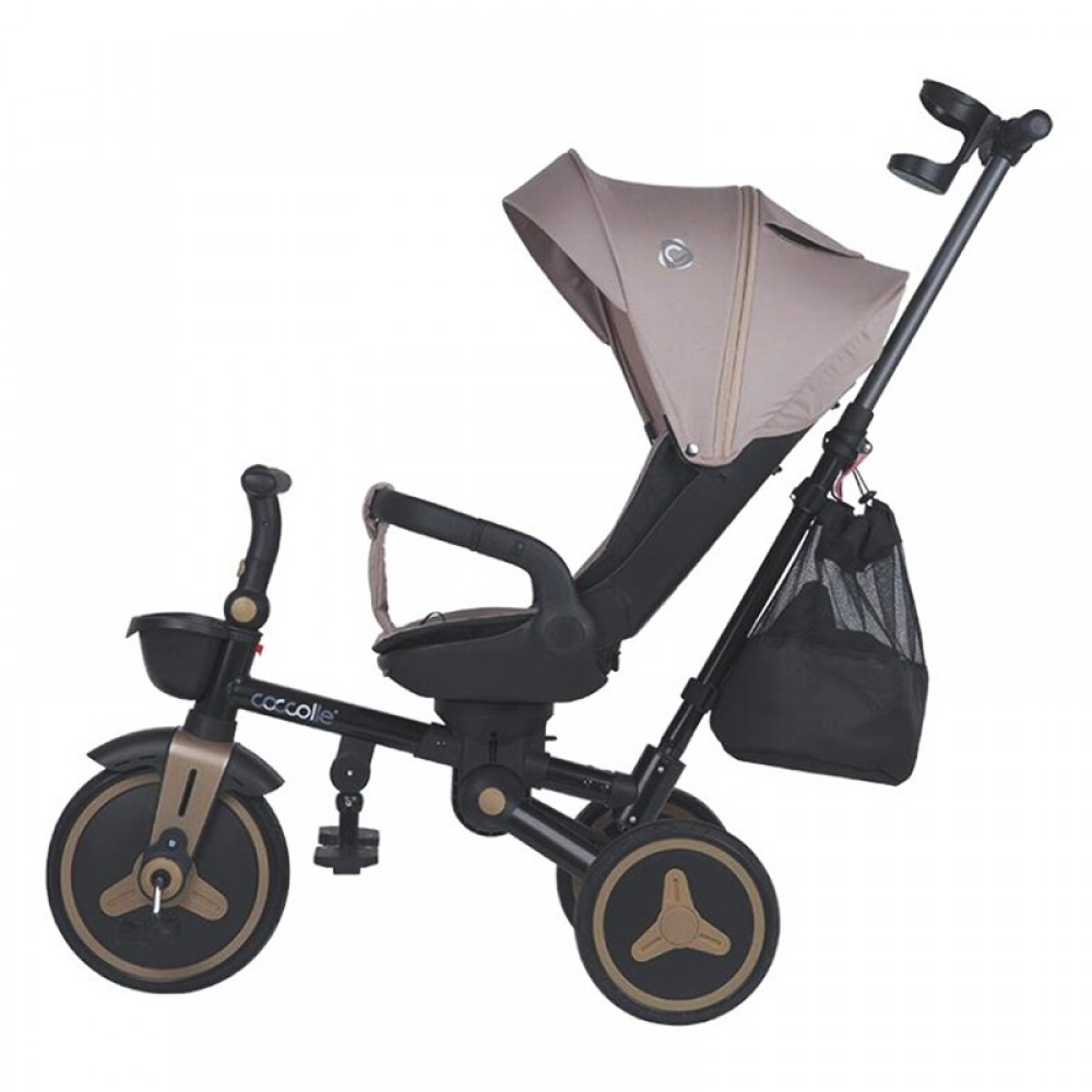 Τρίκυκλο Αναδιπλούμενο Ποδήλατο Coccolle Urbio Plus Mocha Beige