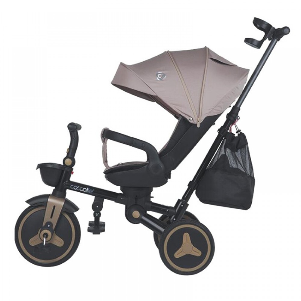 Τρίκυκλο Αναδιπλούμενο Ποδήλατο Coccolle Urbio Plus Mocha Beige