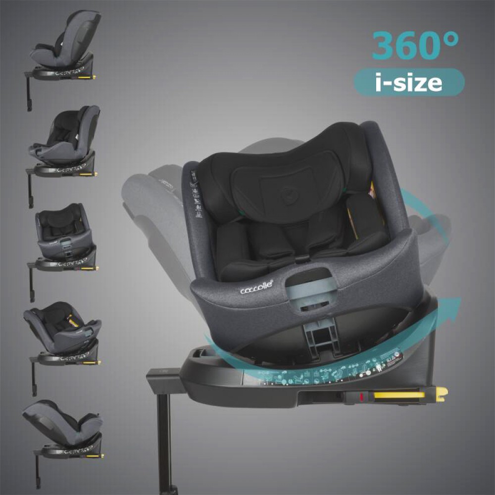 Κάθισμα Αυτοκινήτου Coccolle Ario i-SIZE 40-150cm Anthracite