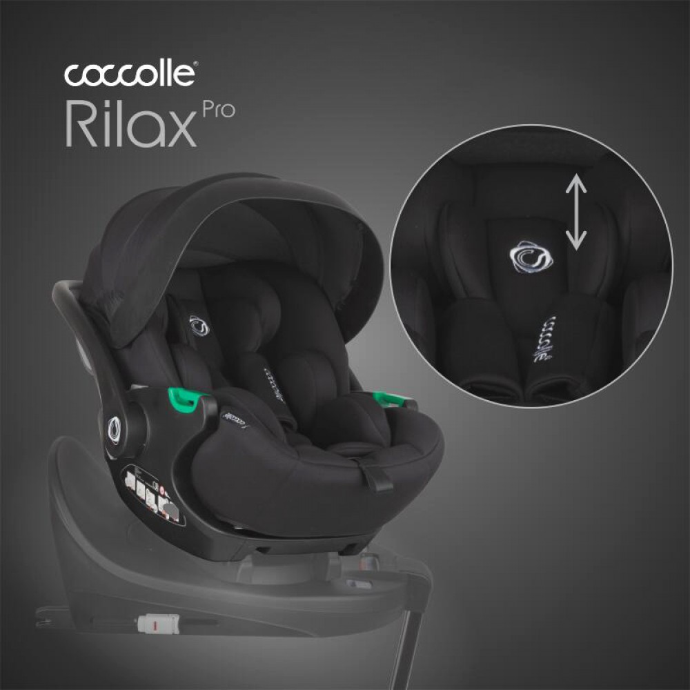 Κάθισμα Αυτοκινήτου Coccolle Rilax i-SIZE 40-75cm Black