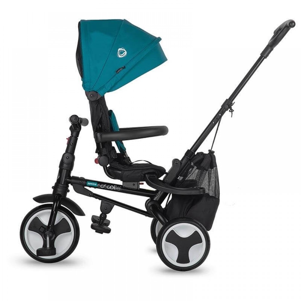 Τρίκυκλο Αναδιπλούμενο Ποδήλατο Smart Baby Coccolle Spectra Plus Turquoise Tide