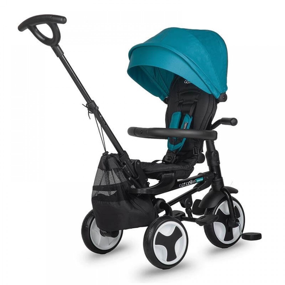 Τρίκυκλο Αναδιπλούμενο Ποδήλατο Smart Baby Coccolle Spectra Plus Turquoise Tide