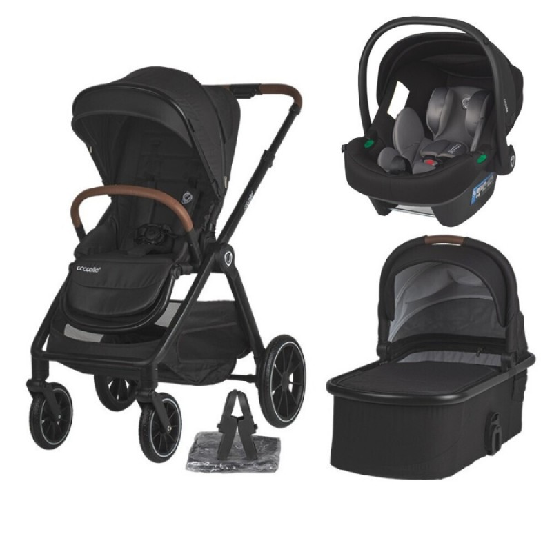 Καρότσι Smart Baby Coccolle Aspen 3in1 Jet Black
