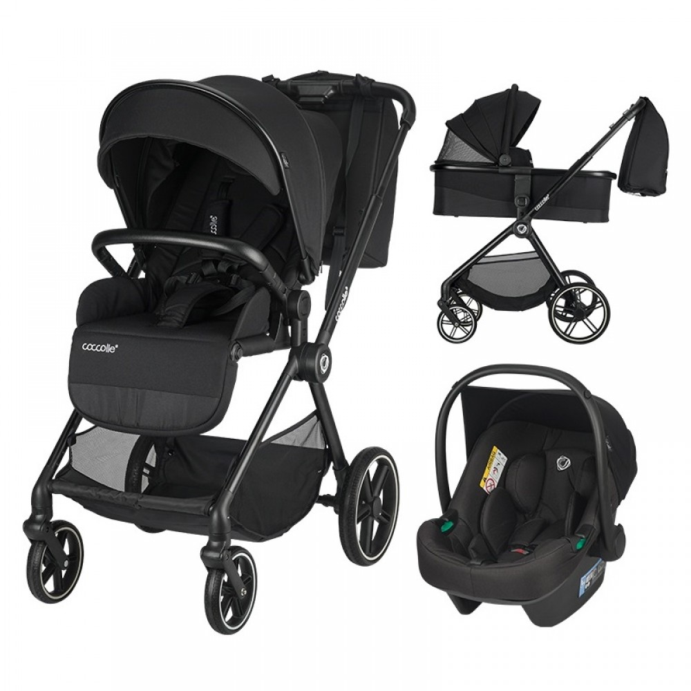 Καρότσι Smart Baby Coccolle Lissia 3in1 Anthracite