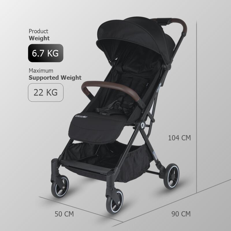 Καρότσι Autofold Sport Stroller Coccolle Melia Diamond Βlack