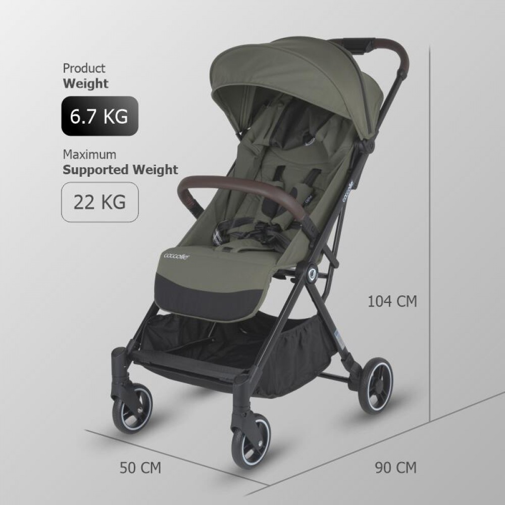 Καρότσι Autofold Sport Stroller Coccolle Melia Sage Shadow