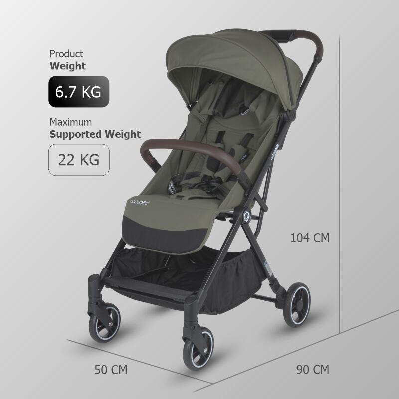 Καρότσι Autofold Sport Stroller Coccolle Melia Sage Shadow