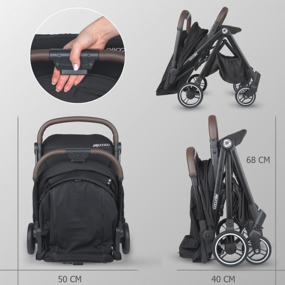 Καρότσι Autofold Sport Stroller Coccolle Melia Diamond Βlack