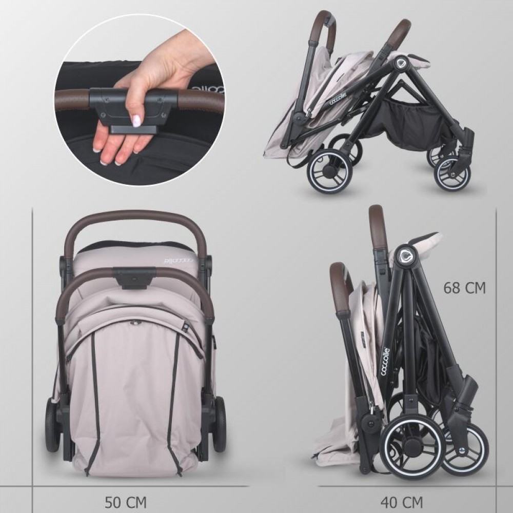 Καρότσι Autofold Sport Stroller Coccolle Melia Pearl Mist