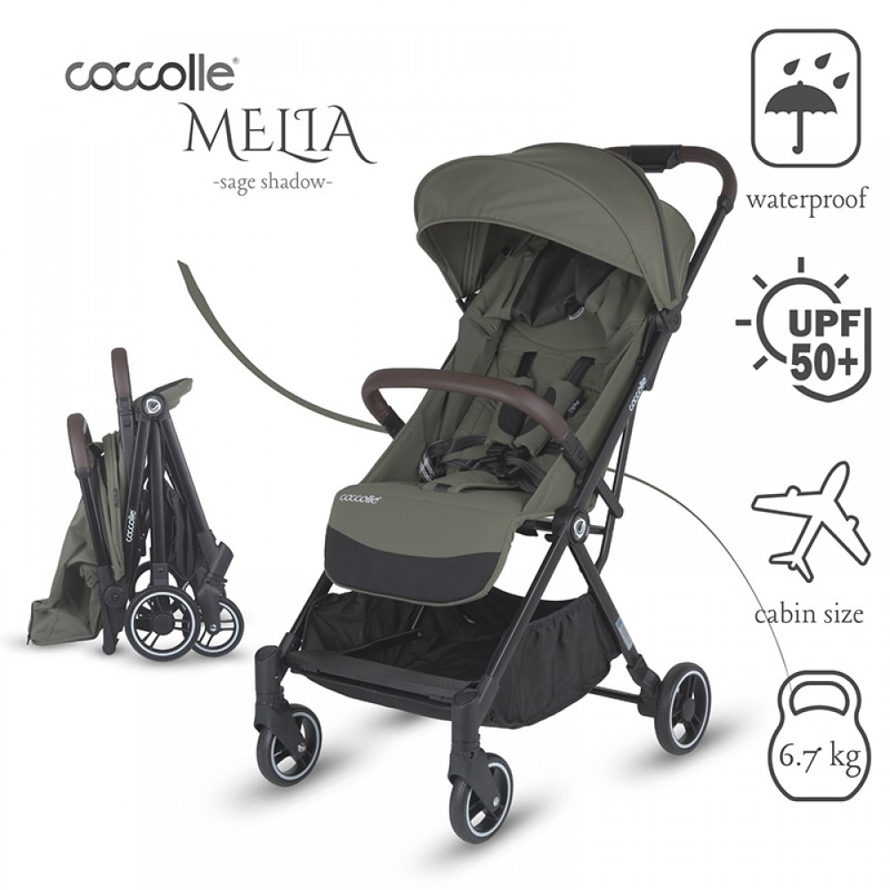 Καρότσι Autofold Sport Stroller Coccolle Melia Sage Shadow