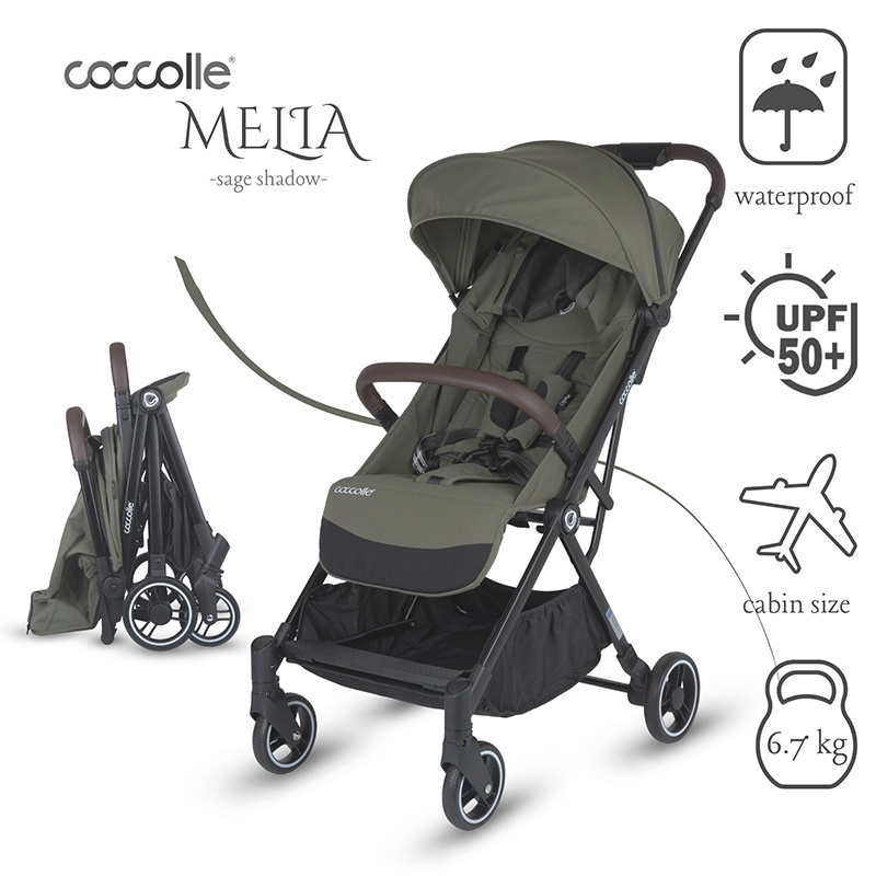 Καρότσι Autofold Sport Stroller Coccolle Melia Sage Shadow