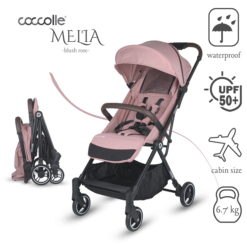 Καρότσι Autofold Sport Stroller Coccolle Melia Blush Rose