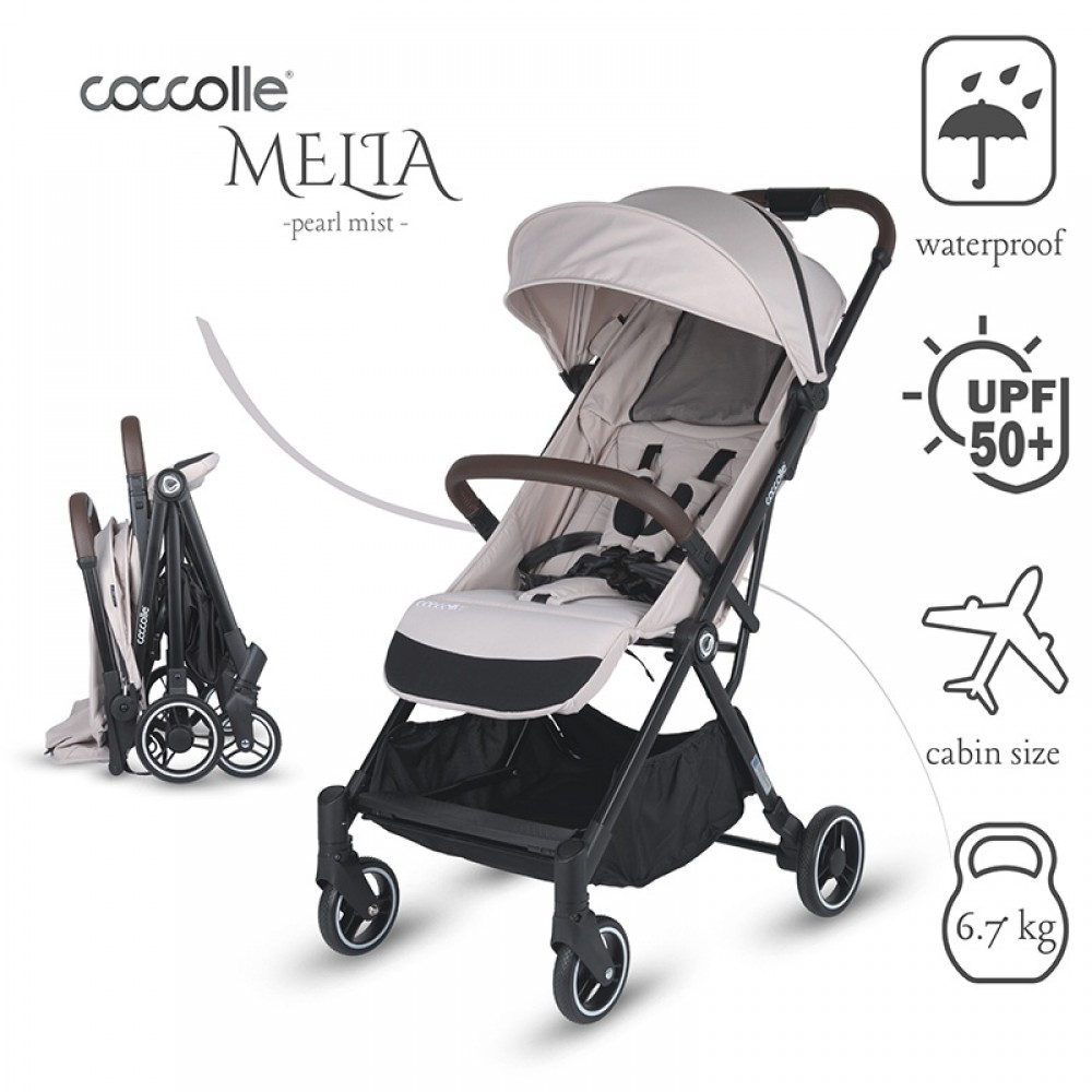 Καρότσι Autofold Sport Stroller Coccolle Melia Pearl Mist