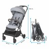 Παιδικό Καρότσι Autofold Sport Stroller Smart Baby Coccolle Melia Greystone