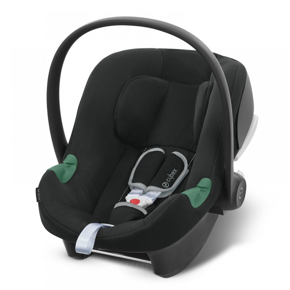 Βρεφικό Κάθισμα Αυτοκινήτου Cybex Aton B2 i-Size 0-13kg Volcano Black με Βάση Isofix Base One