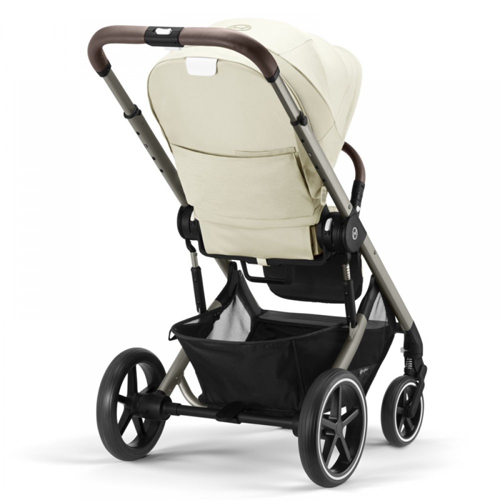 Καρότσι Cybex Gold Balios S Lux Seashell Beige (Taupe Frame)