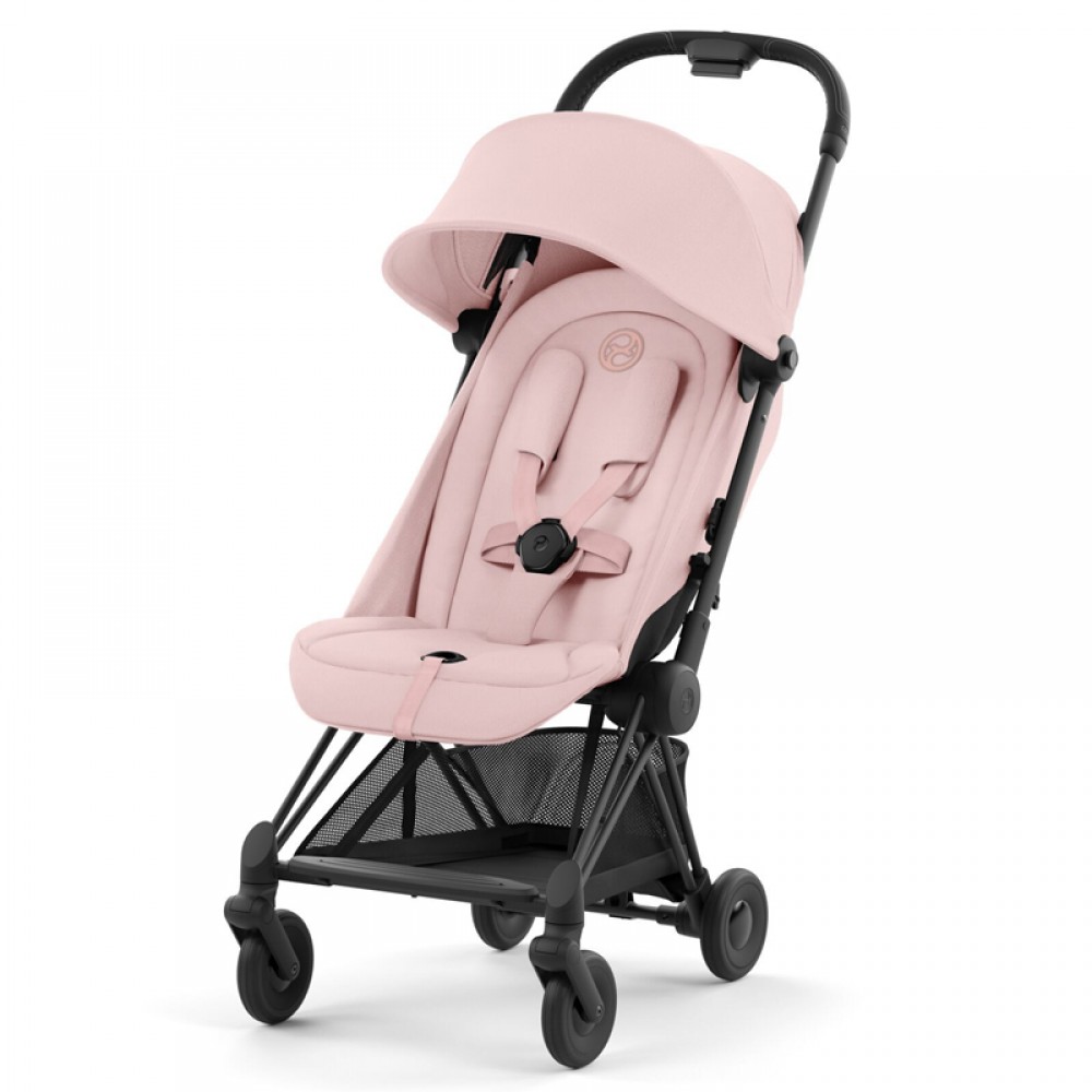 Καρότσι Cybex Platinum Coya Peach Pink (Matt Black Frame)