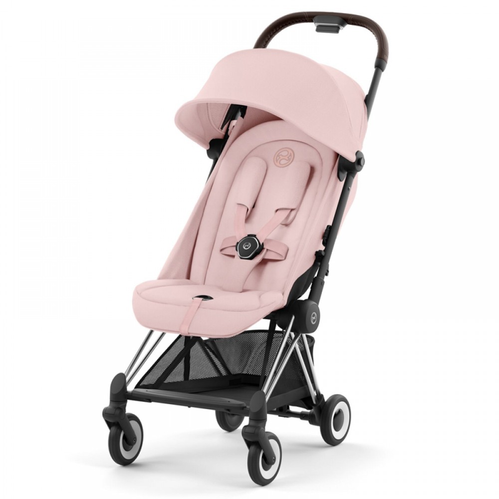 Καρότσι Cybex Platinum Coya Peach Pink (Chrome Frame)