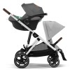 Καρότσι Cybex Gold Gazelle S Lava Grey (Silver Frame)