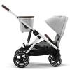 Καρότσι Cybex Gold Gazelle S Lava Grey (Silver Frame)