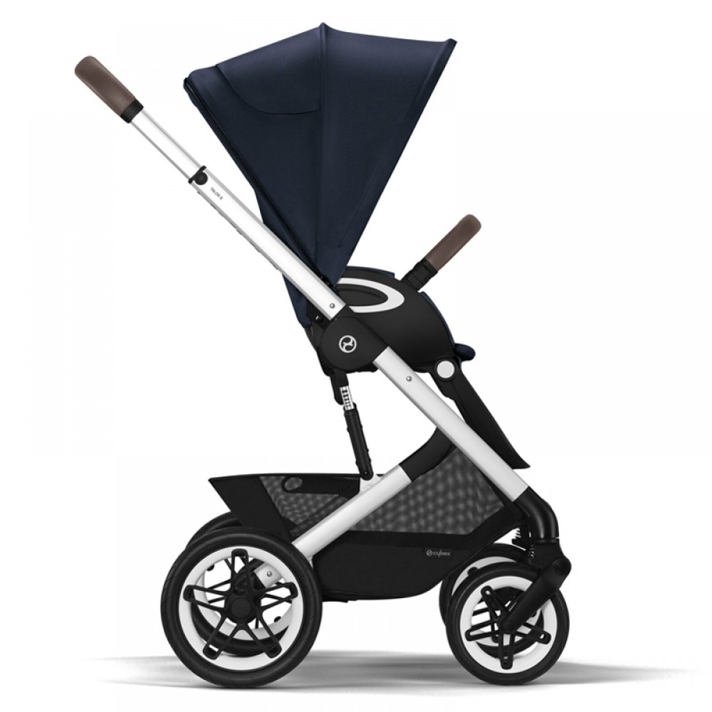 Καρότσι Cybex Gold Talos S Lux Ocean Blue (Silver Frame)