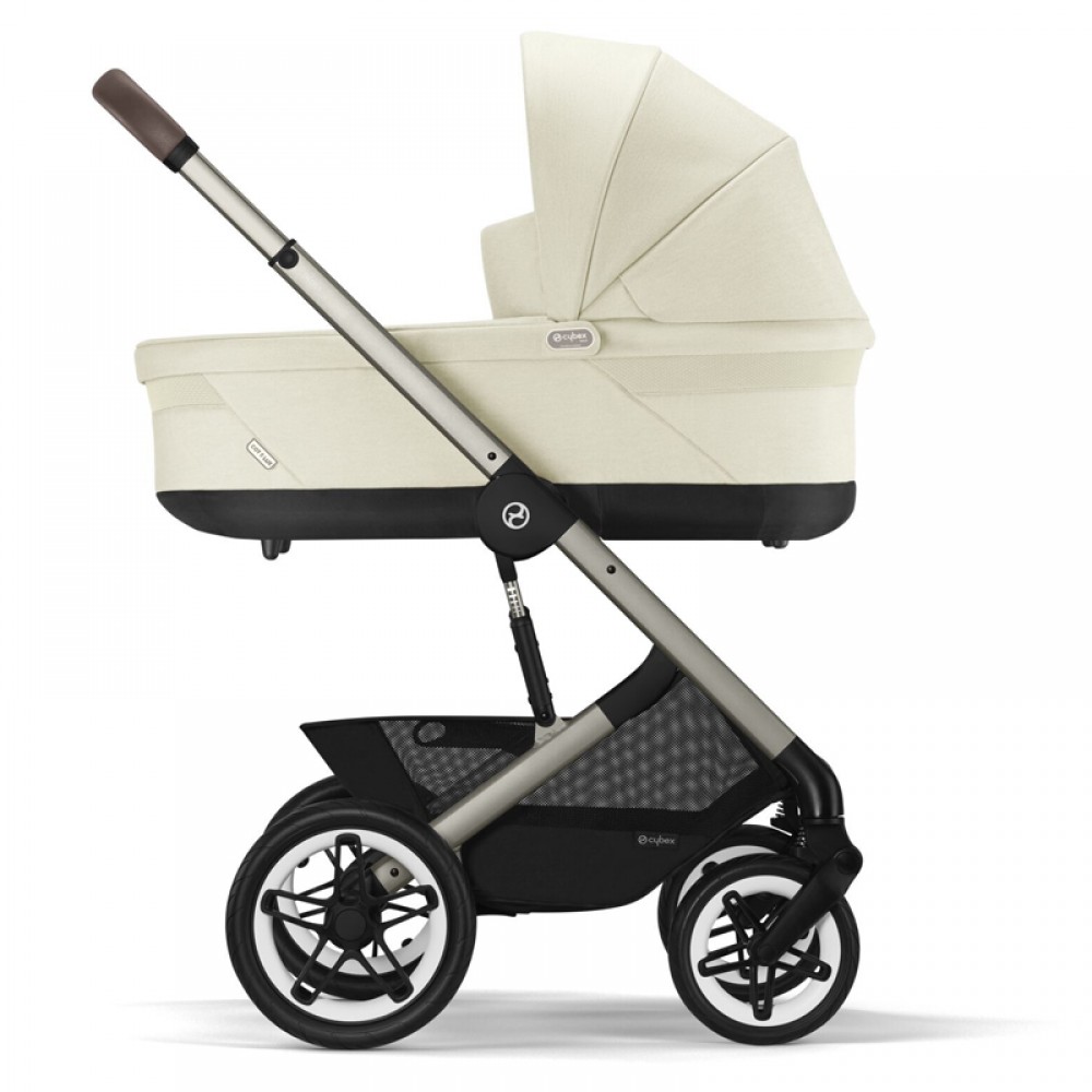 Καρότσι Cybex Gold Talos S Lux Seashell Beige (Taupe Frame)