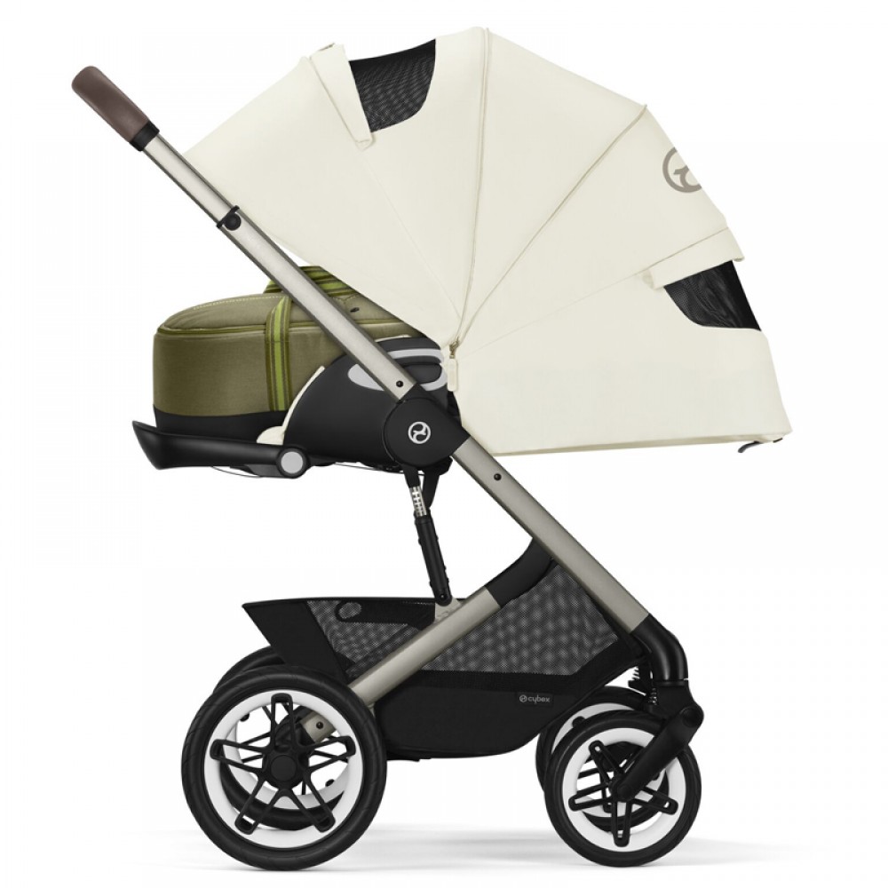 Καρότσι Cybex Gold Talos S Lux Seashell Beige (Taupe Frame)