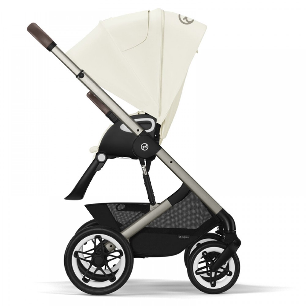 Καρότσι Cybex Gold Talos S Lux Seashell Beige (Taupe Frame)