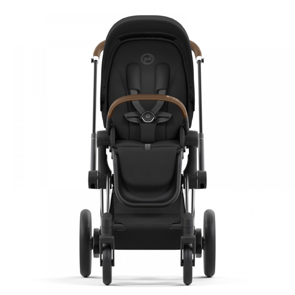 Πλαίσιο Cybex e-Priam &amp; seat hardparts Chrome With Brown Details