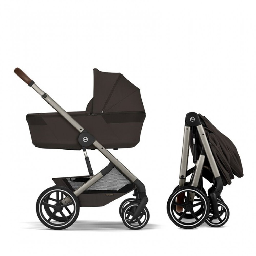 Καρότσι Cybex Balios S Lux with Fold Cot Chocolate Brown