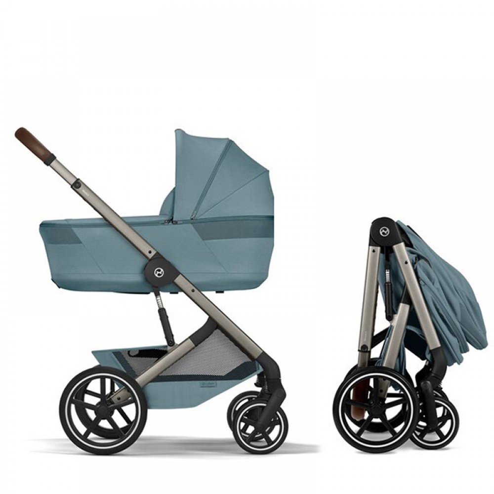 Καρότσι Cybex Balios S Lux with Fold Cot Stormy Blue