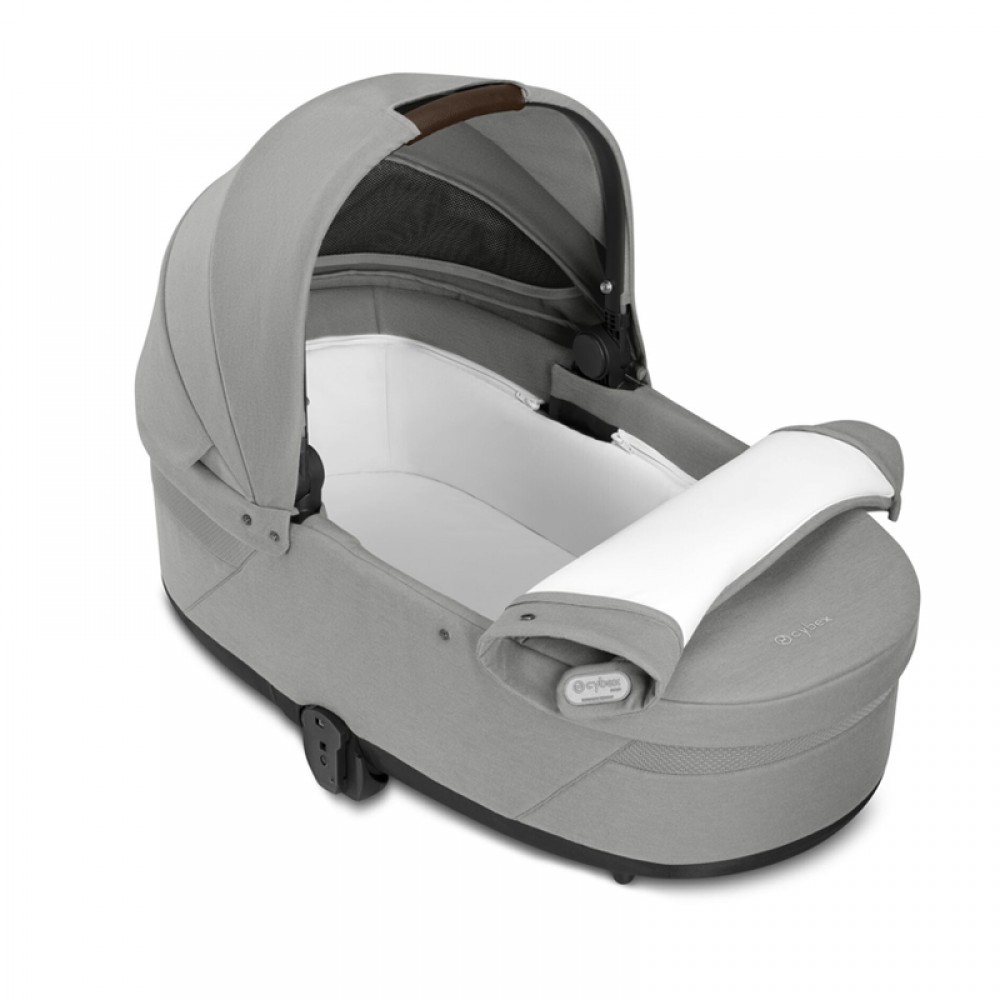 Πολυκαρότσι Cybex Balios S Lux Travel Set Stone Grey (Silver Frame)