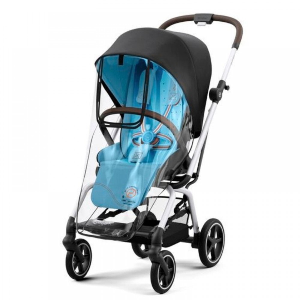 Αδιάβροχο Κάλυμμα Καροτσιού Cybex Eezy S Twist 2 Line Transparent