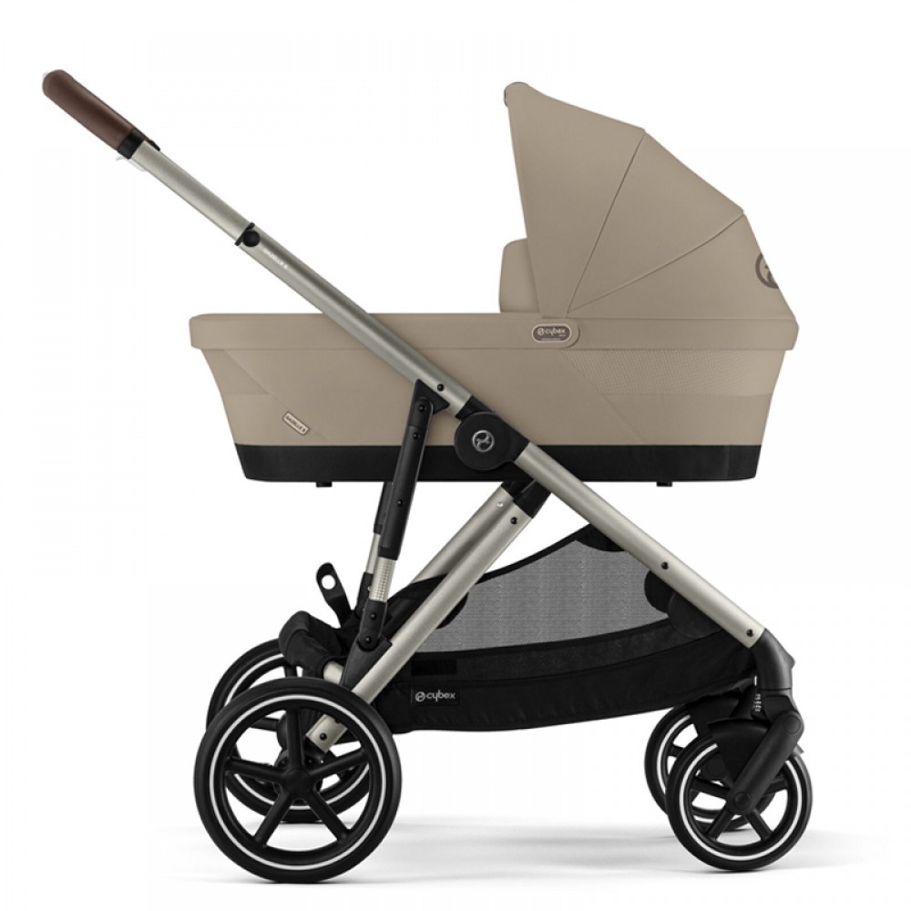 Καρότσι Cybex Gold Gazelle S Almond Beige (Taupe Frame)