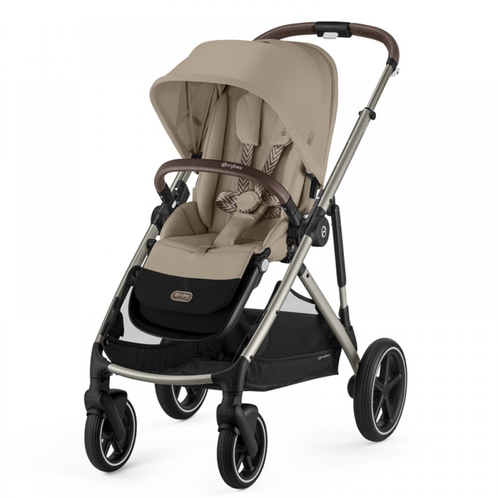 Καρότσι Cybex Gold Gazelle S Almond Beige (Taupe Frame)