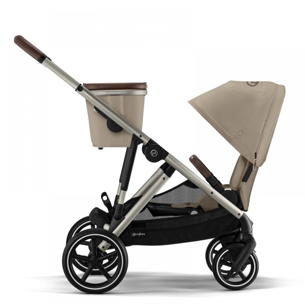 Καρότσι Cybex Gold Gazelle S Almond Beige (Taupe Frame)