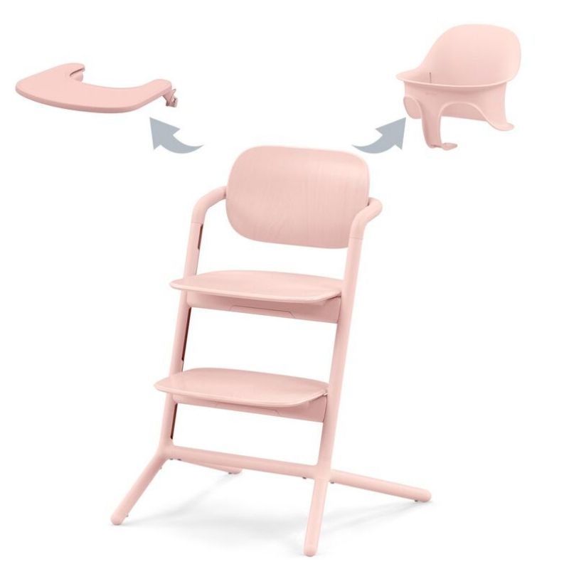 Καρέκλα Φαγητού Cybex Lemo 3 in 1 Set Pearl Pink