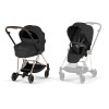 Καρότσι Cybex Mios 2in1 Sepia Black with Rosegold Frame