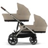 Πορτ-μπεμπέ Cybex Gold Gazelle S Cot Almond Beige