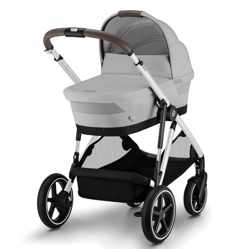 Πορτ-μπεμπέ Cybex Gold Gazelle S Cot Lava Grey