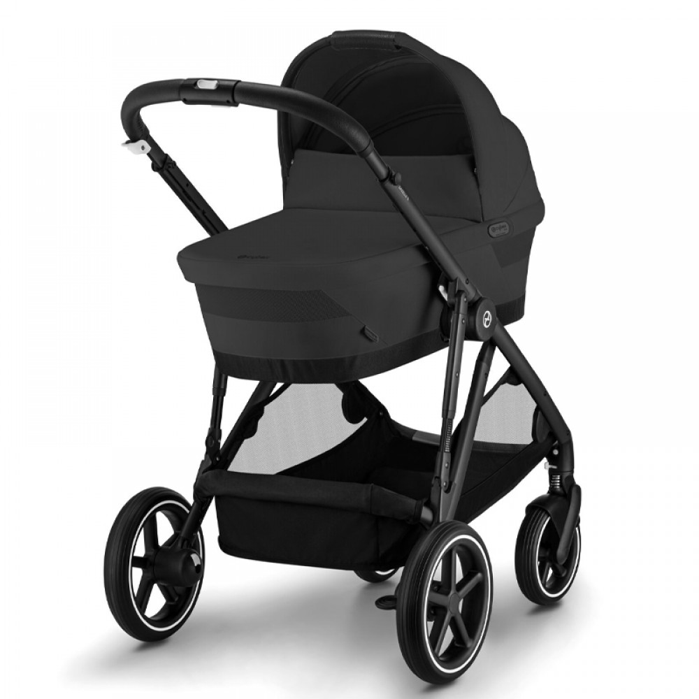 Πορτ-μπεμπέ Cybex Gold Gazelle S Cot Moon Black