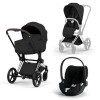 Πολυκαρότσι Cybex Priam 5 3in1 Comfort Black/Chrome (2026)