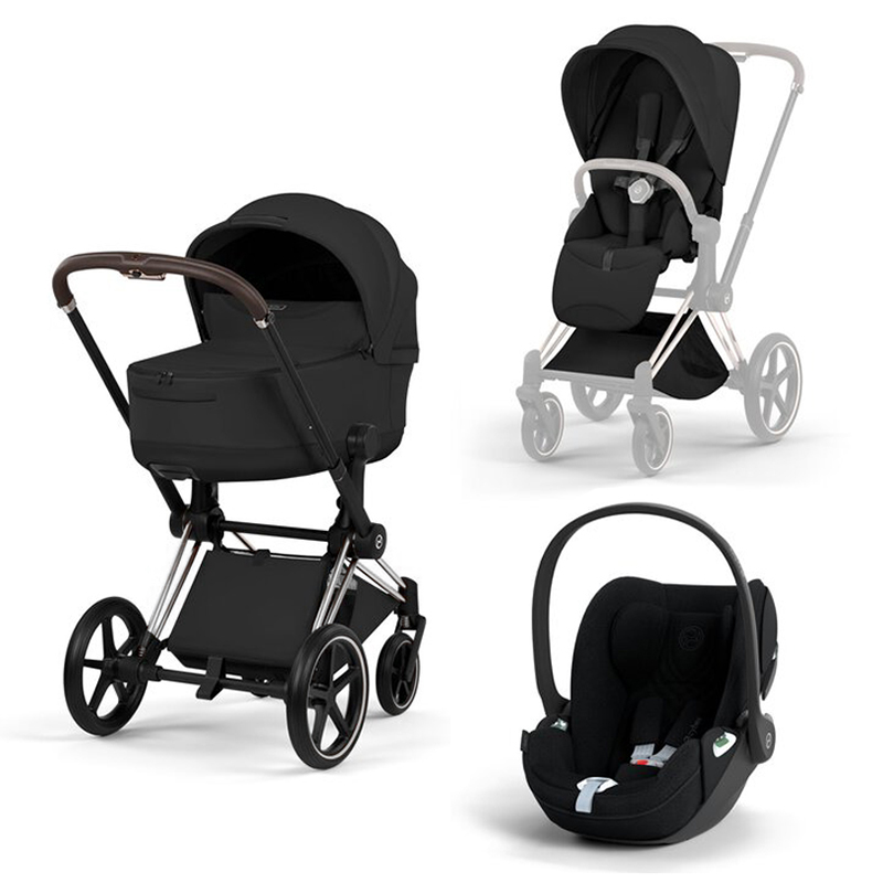 Πολυκαρότσι Cybex Priam 5 3in1 Comfort Black/Chrome (2026)