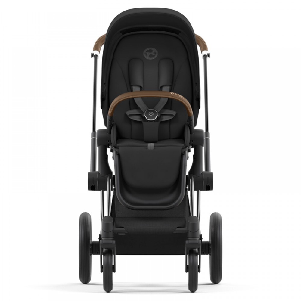 Πλαίσιο Cybex Priam &amp; seat hardparts Chrome With Brown Details