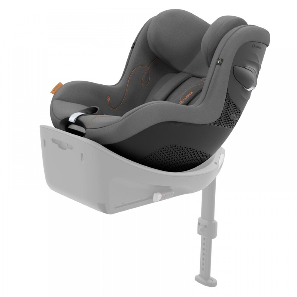 Κάθισμα Αυτοκινήτου Cybex Sirona G i-Size 360° Comfort Lava Grey έως 105cm