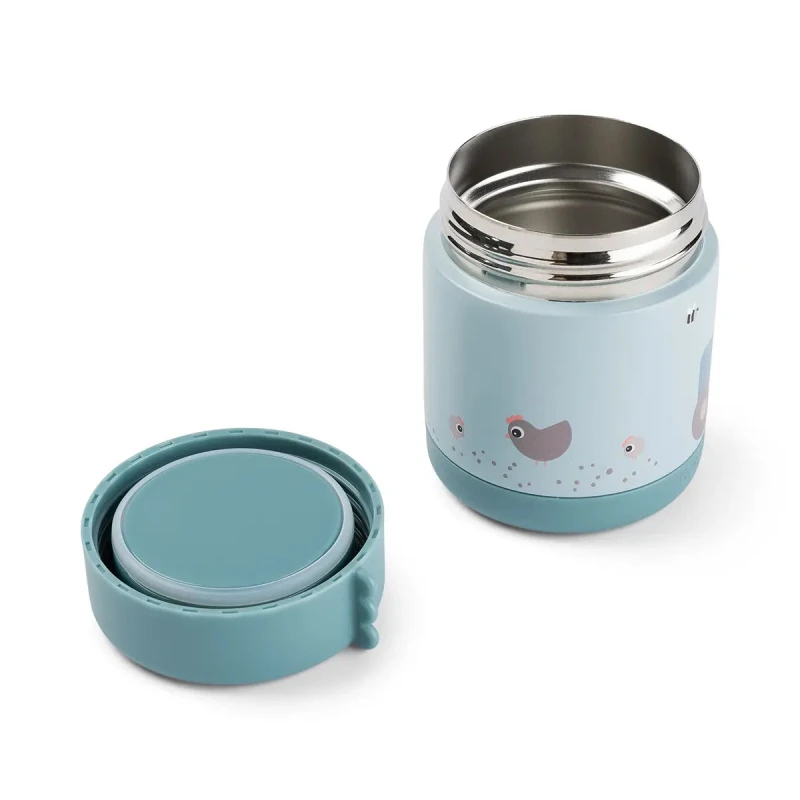 Θερμός φαγητού Done By Deer 300ml Tiny Farm Blue